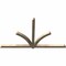 Ekena Millwork Redmond Rough Sawn Timber Gable Bracket, Douglas Fir, 108"W x 63"H x 4"D x 4"F, 14/12 Pitch GBW108X63X0404RED00RDF - alternate 3